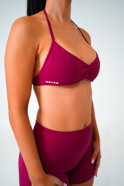 Goddess Bralette — Berry