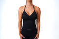 Goddess Halter Tank - Black