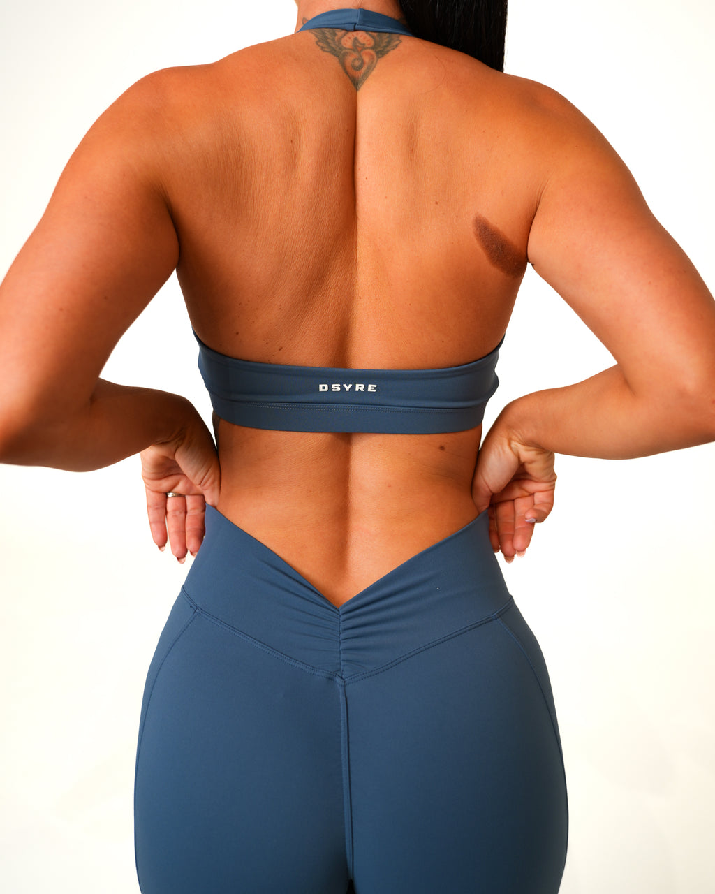 V Front Bra - Teal