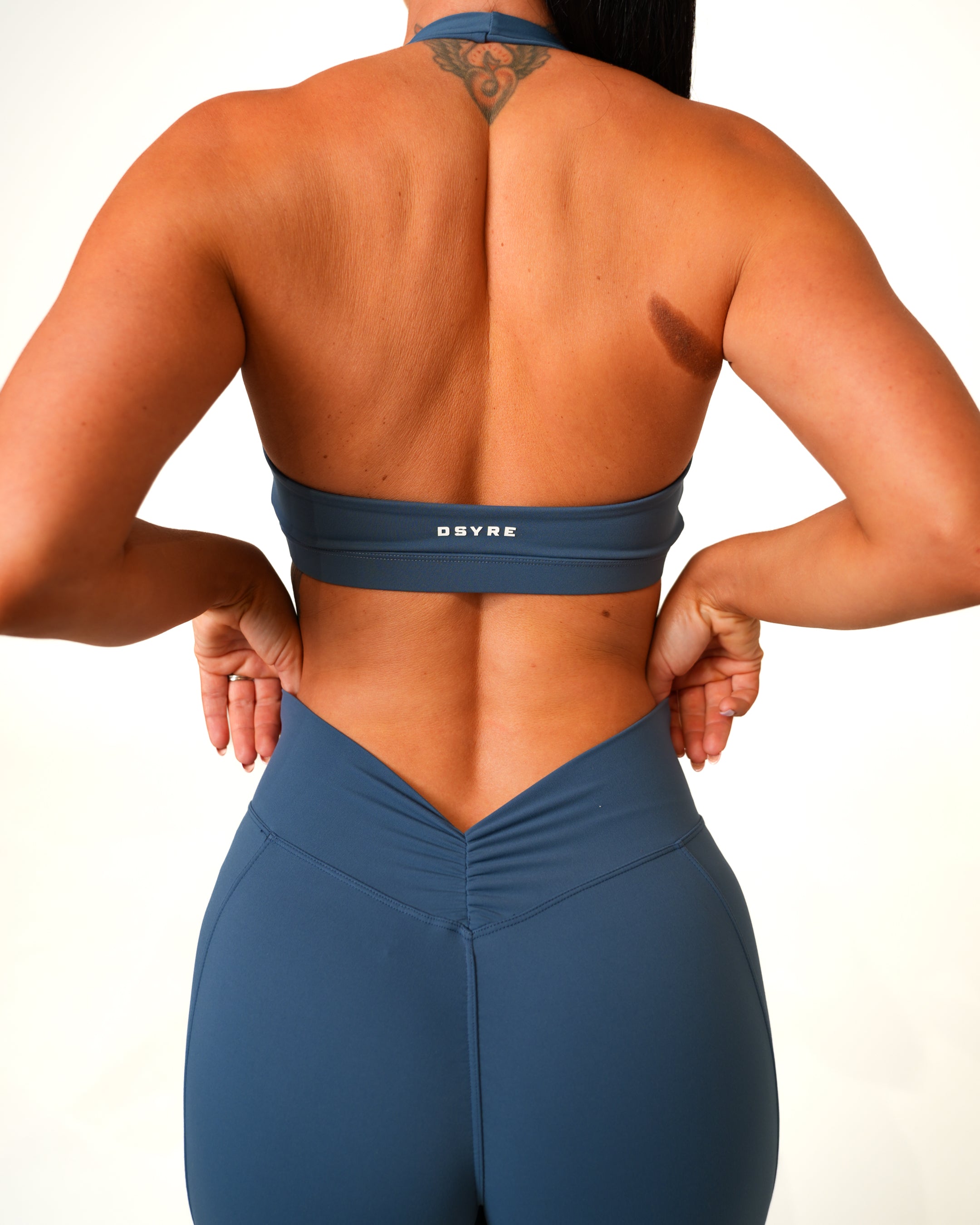V Front Bra - Teal
