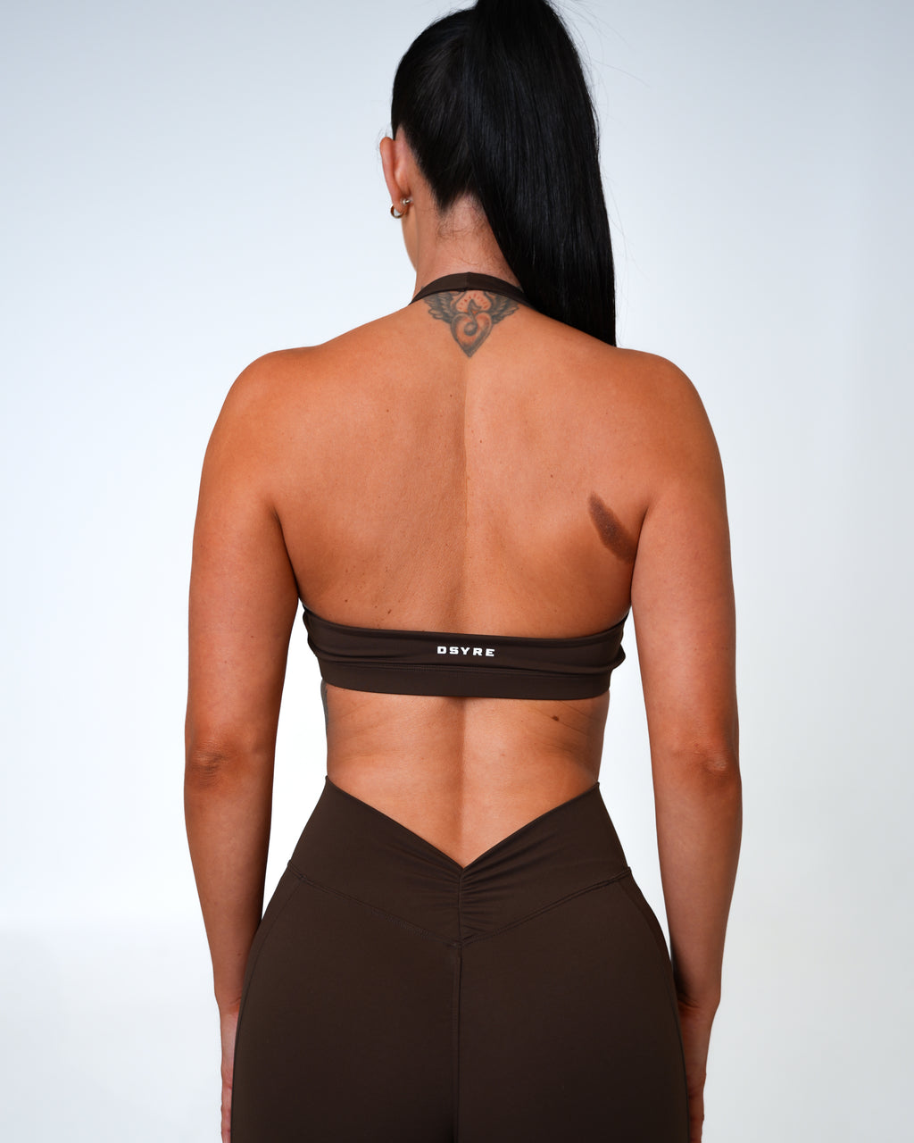 V Front Bra - Chocolate