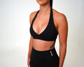 V Front Bra - Black