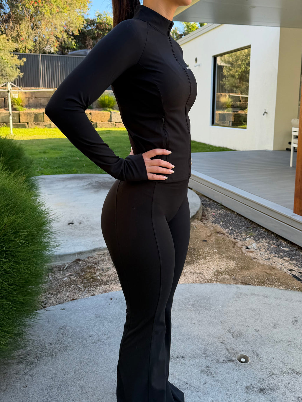 Goddess Sculpt Jacket - Black