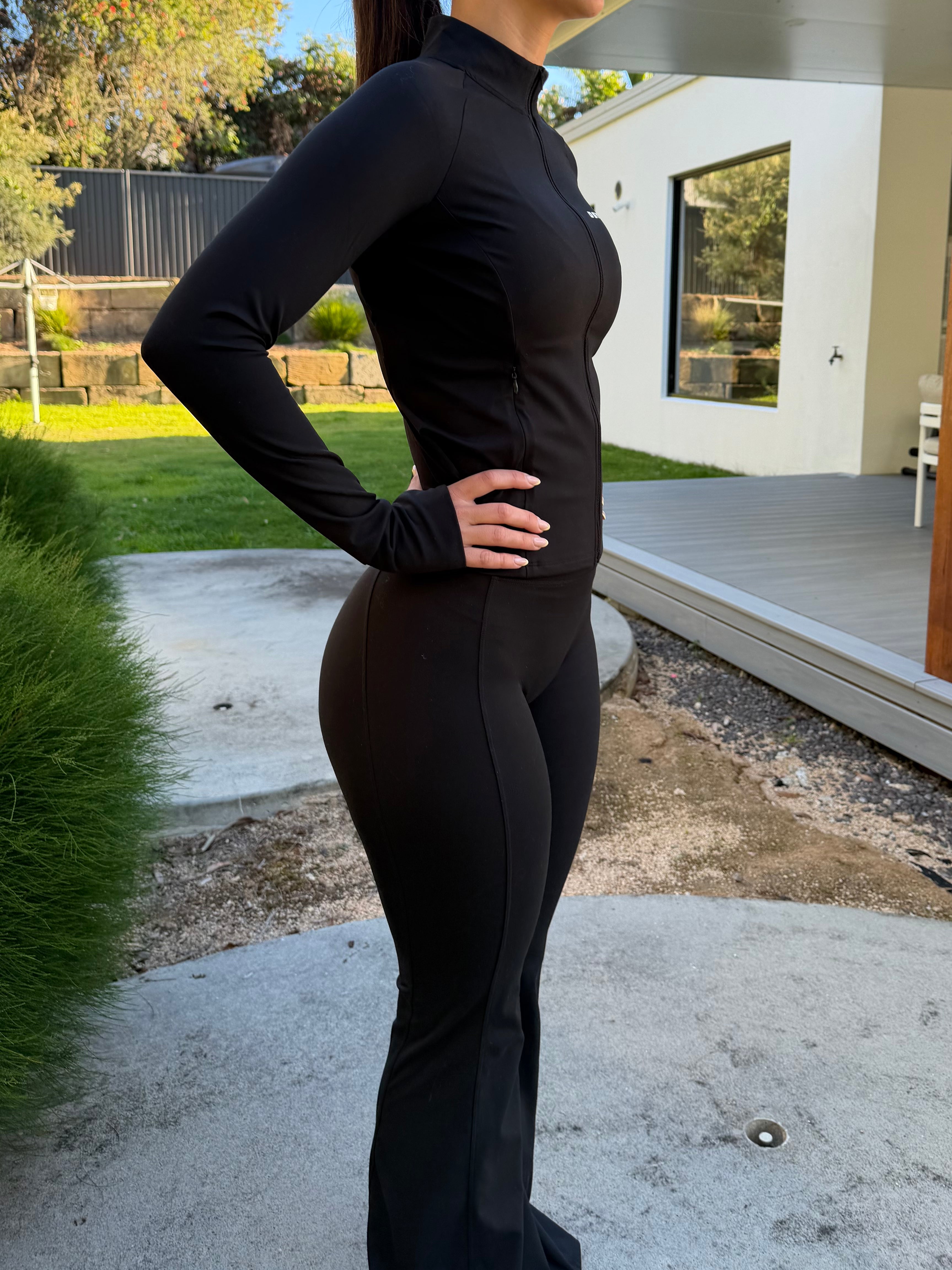 Goddess Sculpt Jacket - Black