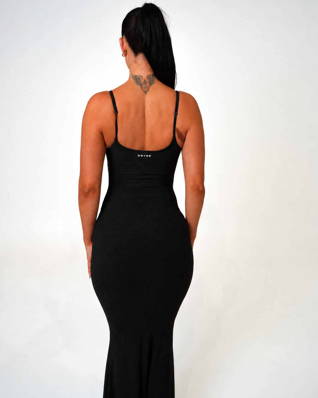 Goddess Maxi Dress — Black